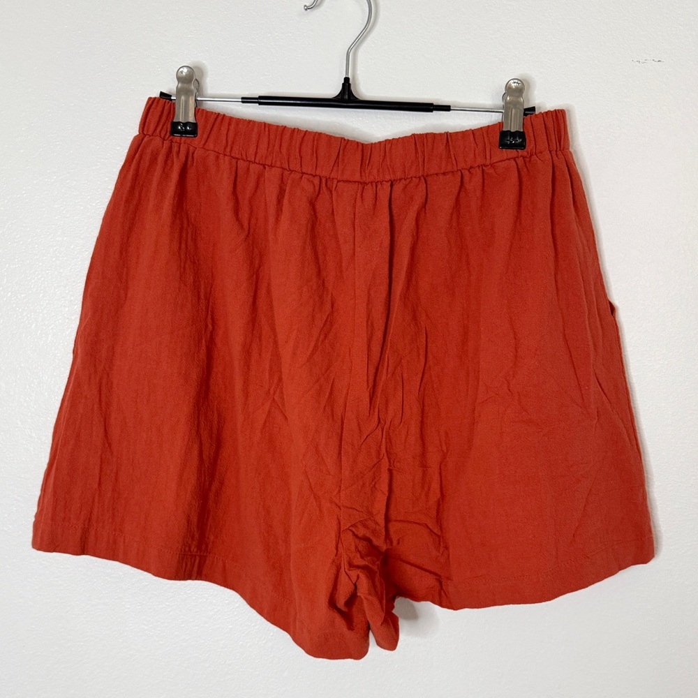 Emery Rose Burnt Orange Casual Shorts – Women’s Size Large | Comfy & Stylish